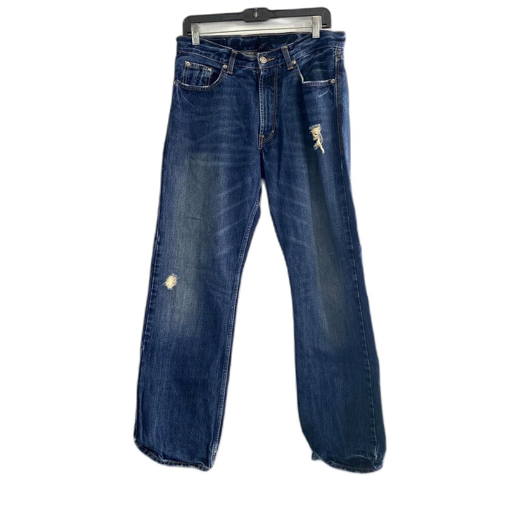 Daniel Cremieux Premium Denim Straight Leg‎ Jeans Distressed Denim Size 30x30